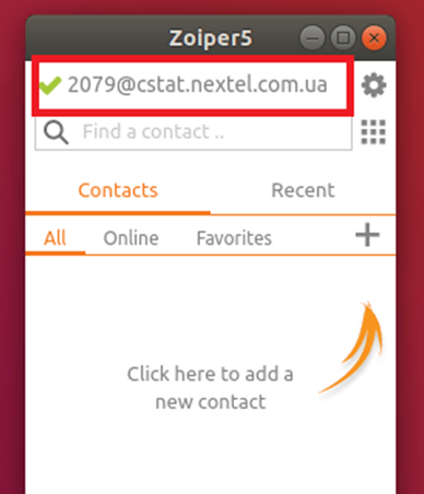 Ustawienie telefonu programowego ZoiPer na Ubuntu