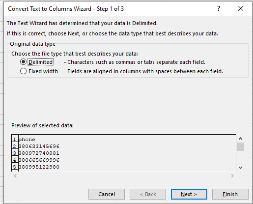 Добавление номеров с помощью excel таблицы