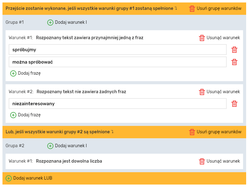 Konfigurowanie i edytowanie Robota głosowego