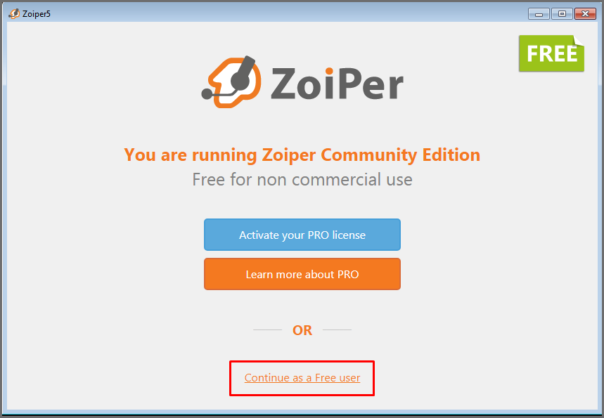 Ustawienie telefonu programowego ZoiPer na Windows
