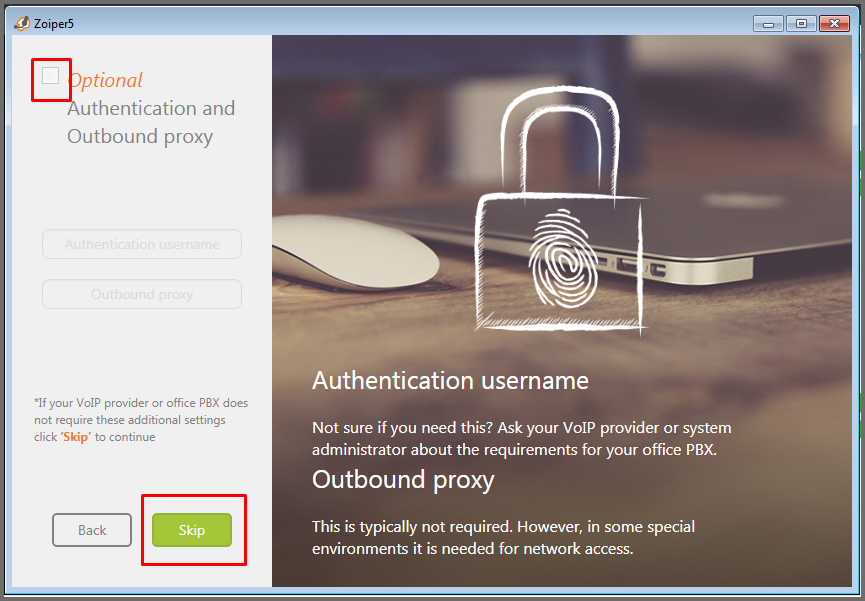 Ustawienie telefonu programowego ZoiPer na Windows