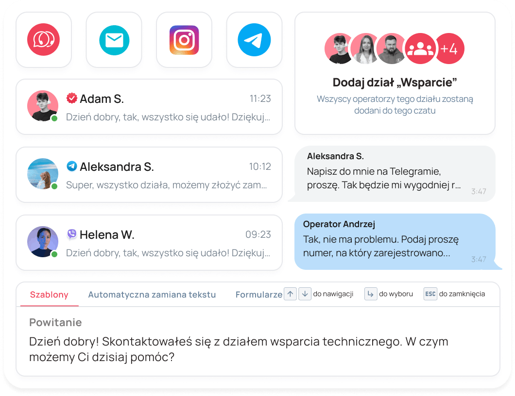 Czaty i komunikatory